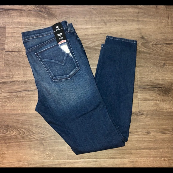 Hudson Ciara Distressed Exposed Button Skinny Jean Size 32 - Picture 6 of 11